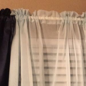 Pale blue shears (2 panels) 59inch x 84inches